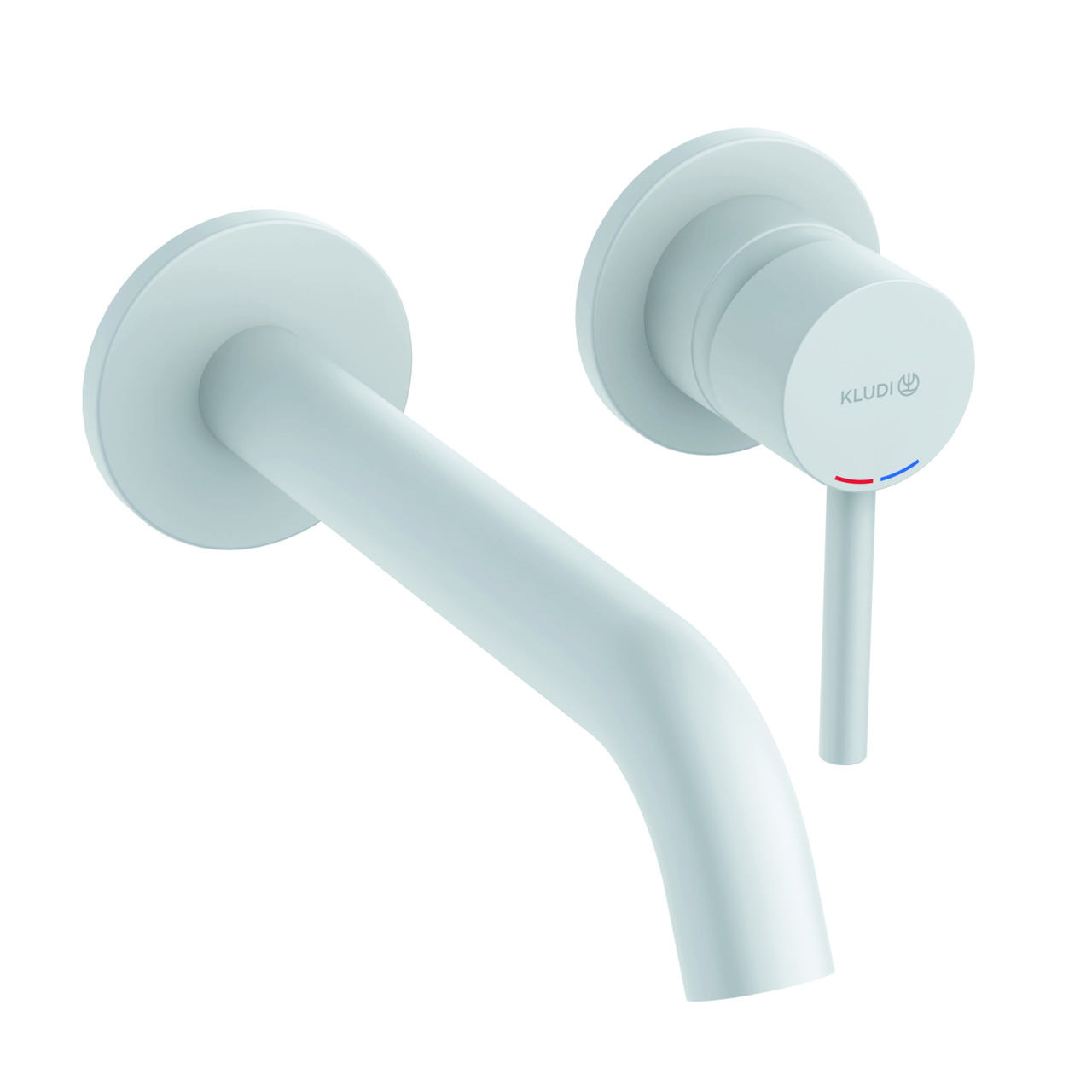 KLUDI BOZZ настінний змішувач для умивальника; білий, фото 1