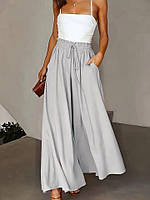 Жіночі легкі штани брюки вільного крою Арт. 5/2/0041/7 палаццо софт широкі (S, M, L розміри)