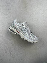 Чоловічі кросівки New Balance 1906R Grey Deep Red Нью Баланс 1960Р сірі сітка шкіра демісезон, фото 5