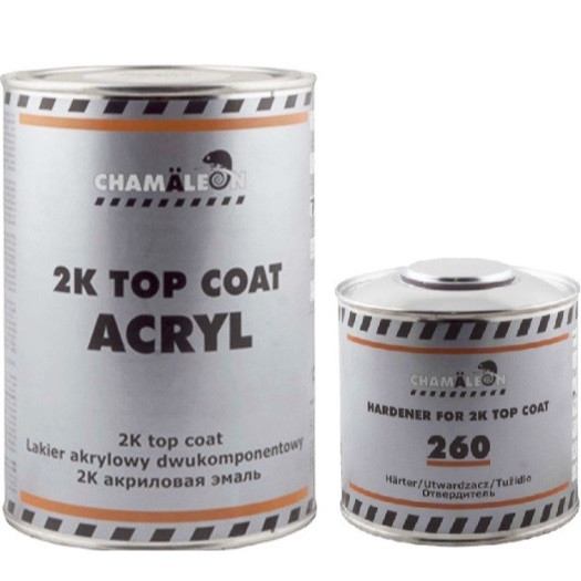 Автоемаль акрилова Chamaeleon ReadyMix, 800 мл + 400 мл, 040 Тойота, фото 1