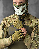 Тактические беспалые перчатки койот, армейские перчатки зсу, летние военные перчатки койот cc332