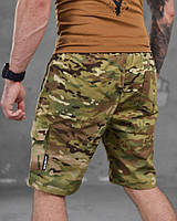 Шорты карго тактические с карманами, шорты военные мультикам рип-стоп, полевые шорты мультикам el483