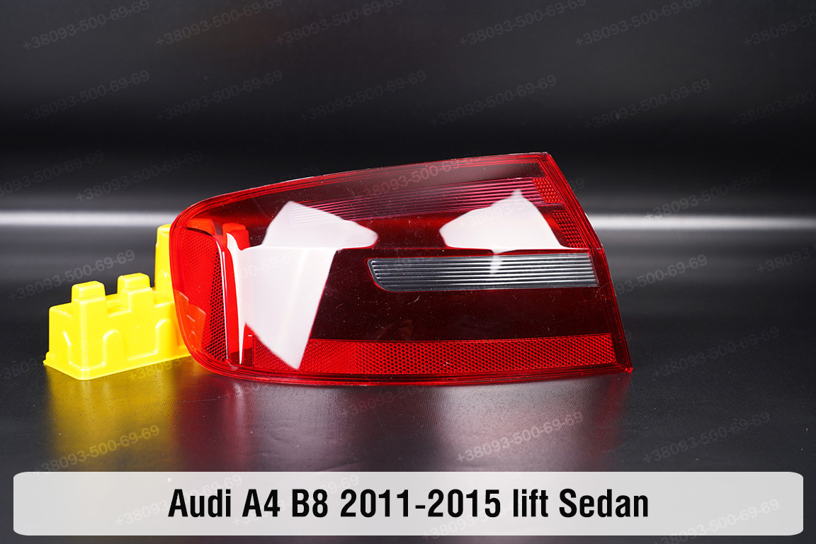 Скло заднього ліхтаря зовнішнє в крилі Audi A4 B8 Sedan (2011-2015) рест ліве, фото 1