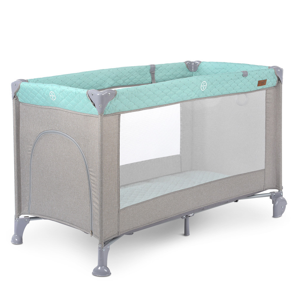 Манеж дитячій   iгровий  ME 1096 ACTIVE , Mint Gray коробка 79,5 х 22 х 20,5 см