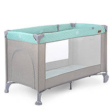 Манеж дитячій   iгровий  ME 1096 ACTIVE , Mint Gray коробка 79,5 х 22 х 20,5 см