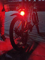 Светодиодный фонарь для велосипеда, Влагостойкий фонарь для велосипеда с разными режимами, Сигнальный свет