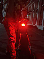 Велосипедный задний мигающий фонарь, Сигнальный свет для велосипеда с влагозащитой несколько режимов освещения