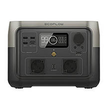 Портативна зарядна станція EcoFlow RIVER 2 Max універсальна електростанція з розеткою 220В для квартири, фото 3