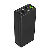 Портативний Power Bank 24000 mAh зовнішній акумулятор повербанк універсальний для смартфона Чорний, фото 4