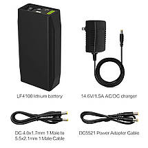 Портативний Power Bank 24000 mAh зовнішній акумулятор повербанк універсальний для смартфона Чорний, фото 6