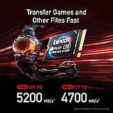 Lexar 1TB PLAY 2230 M.2 PCle 4.0 NVMe SSD накопичувач диск, фото 7