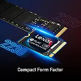 Lexar 1TB PLAY 2230 M.2 PCle 4.0 NVMe SSD накопичувач диск, фото 8
