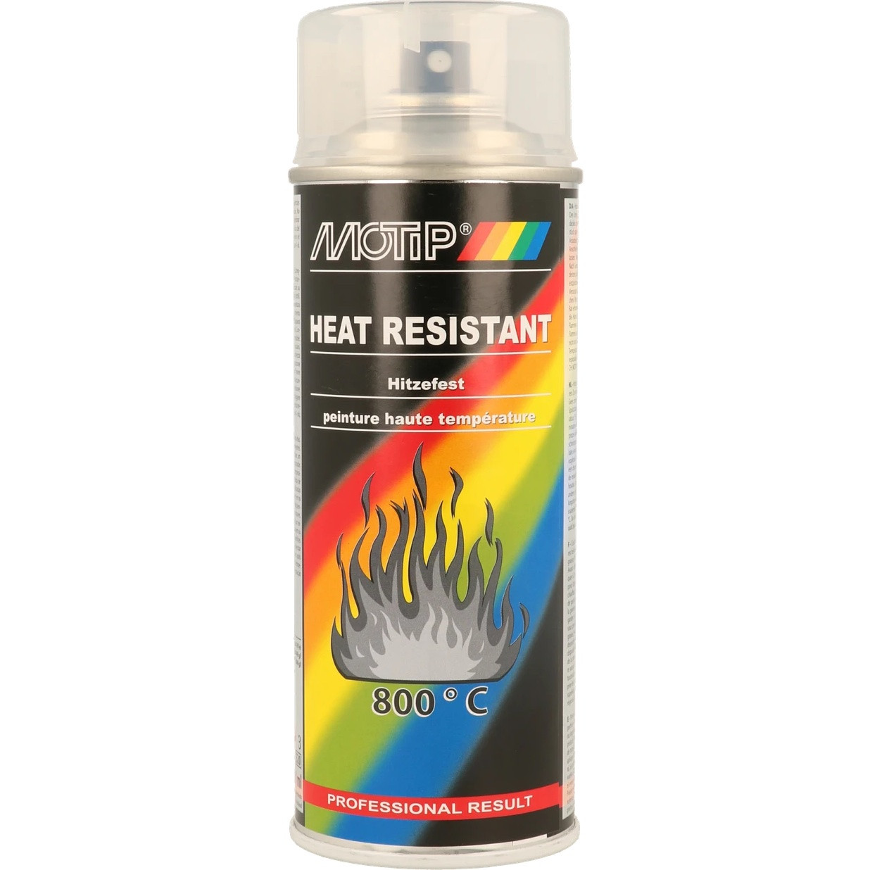 Лак матовий термостійкий до 800 ° С Motip Heat Resistant, 400 мл Аерозоль