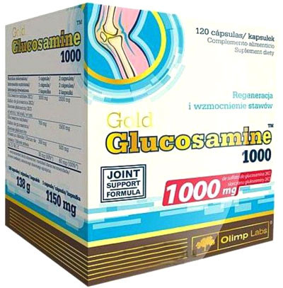 Olimp Gold Glucosamine 1000 120 caps - фото 1 - id-p414213717