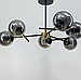 Світильник на 6 плафонів з ріжками, що регулюються на 360 градусів, фото 3