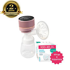 BabyOno Електричний Молоковідсмоктувач PICO + Лактаційні вкладки Comfort, 140 шт у подару