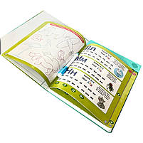 Електронна книга Балакуча Абетка Звірята звуки пиши стирай літери вірші слова укр мова маркер 26,7*20,3*1,8см (SK0052), фото 5