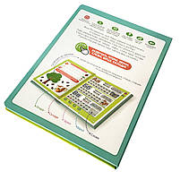 Електронна книга Балакуча Абетка Звірята звуки пиши стирай літери вірші слова укр мова маркер 26,7*20,3*1,8см (SK0052), фото 7