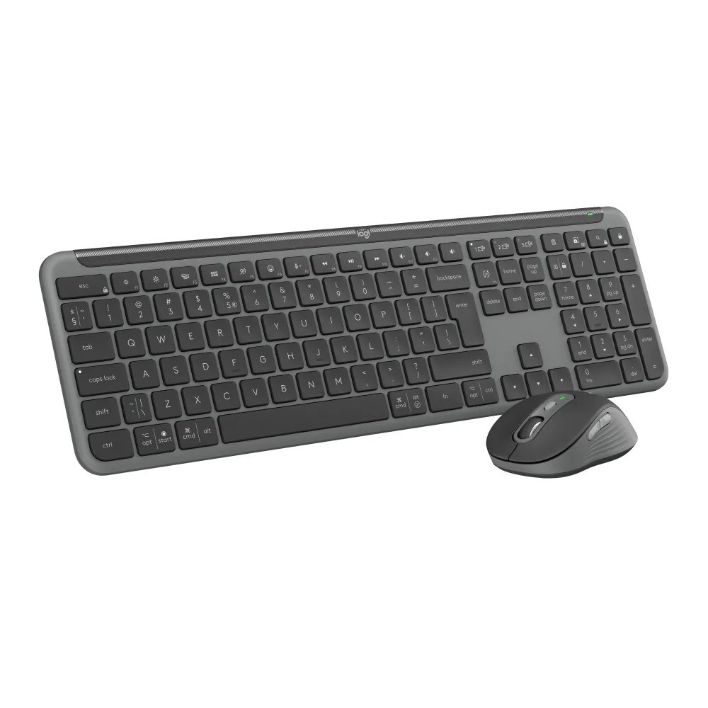 Комплект (клавіатура, миша) бездротовий Logitech Signature Slim Combo MK950 for Business Graphite (920-012508), фото 1