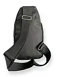 Барсетка сумка-слінг на груди Оксфорд тканинна 1000D Унісекс/Сумка спортивні для через плече, фото 5