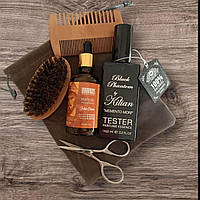 Подарочный набор для мужчин (масло для бороды Barbabos John Coxon + парфюм Kilian Black Phantom)