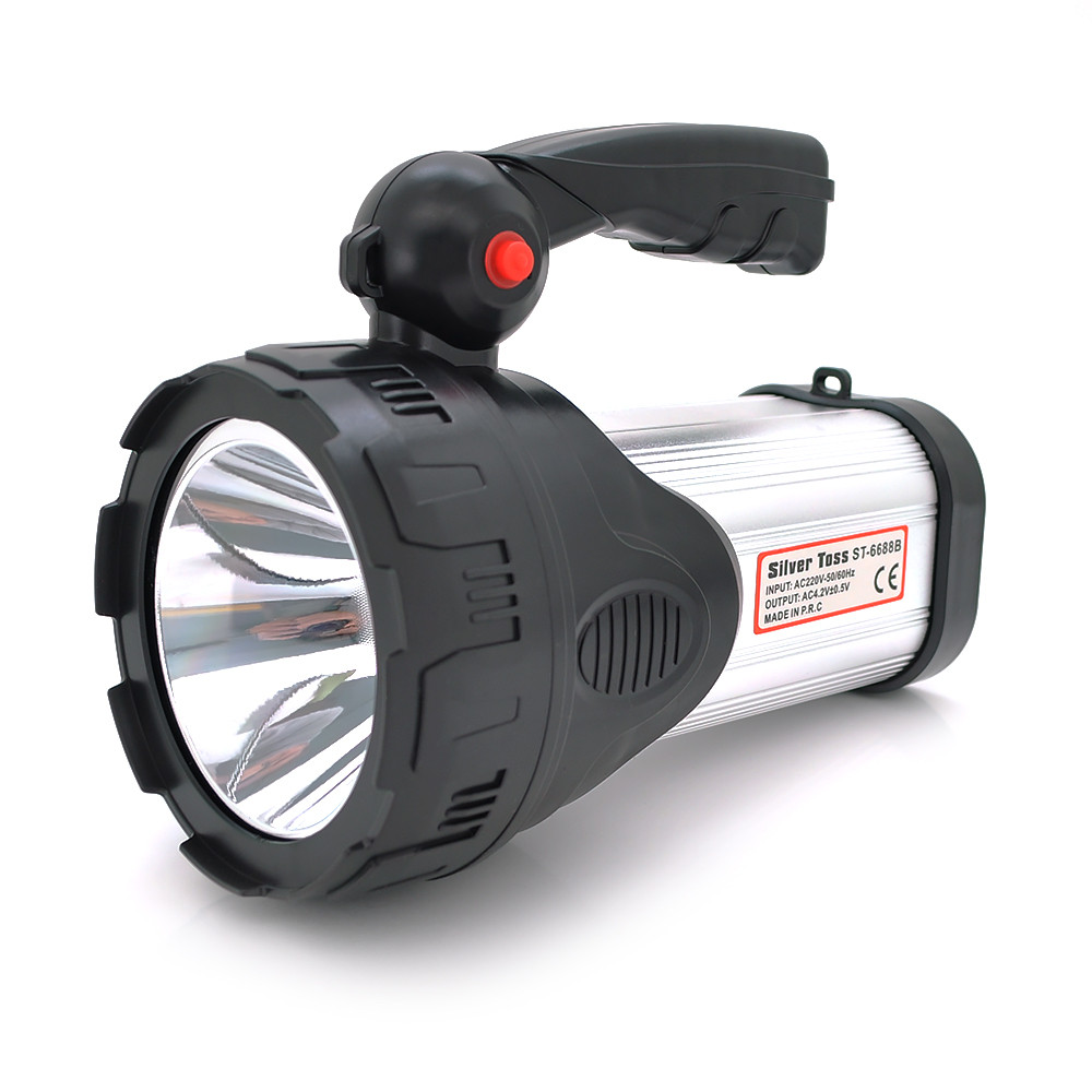 Ліхтар переносний Silver Tools ST-6688, 1+3 режими (1+28Led), вбудований акум, корпус пластмас, СЗП, Box