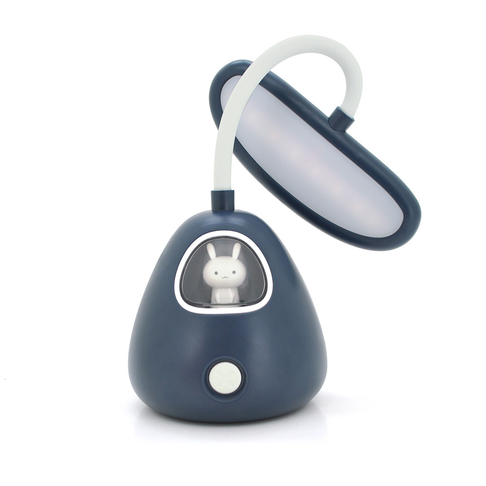 Гнучка настільна лампа-нічник RABBIT LD-3053, 3 режими, 4,2V 300mAh. microUSB, 3 години роботи, 25 см, 200 г,
