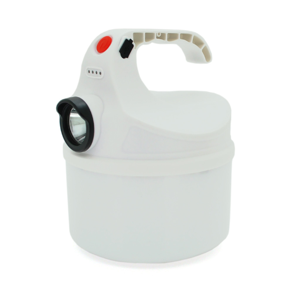 Ліхтарик для кемпінгу Panther PT-8806, 1+3 режими, корпус-пластик, ударостійкий, ip44, вбудований акум