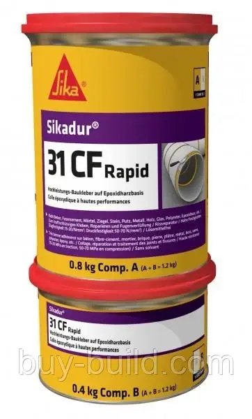 Клей конструкційний епоксидний двокомпонентний Sika Sikadur 31+ 1,2 кг