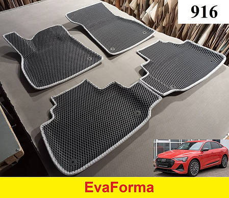 3D килимки EvaForma на Audi e-tron GE '18-22, 3D килимки EVA, фото 1