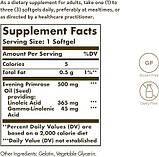 Solgar, олія примули вечірньої, 500 мг, 180 капсул, фото 2