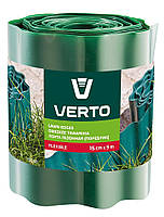 Стрічка газонна Verto, бордюрна, хвиляста, 15смх9м, зелений