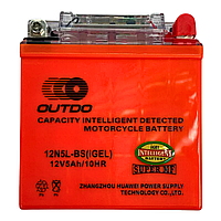 Акумулятор Outdo 12N5L-BS iGEL 12V5Ah/10HR високий гелевий з індикатором