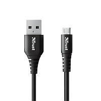 Кабель Trust NDURA USB-A - microUSB 1m black