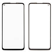 Скло тачскріна c OCA плівкою MOTOROLA G9 Plus (XT2087) чорне, з олеофобним покриттям, загартоване