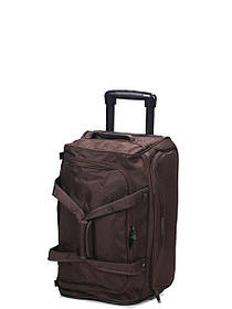 Сумка на колесах мала S коричнева 55х30х28см/43л/2.3кг/Snowball 371-52