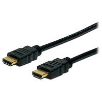 Кабель ASSMANN HDMI High speed + Ethernet (AM/AM) 2.0м, чорний