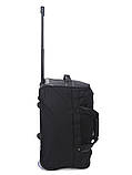Сумка на колесах мала S чорна 55х30х28см/43л/2.3кг/Snowball 371-52, фото 2