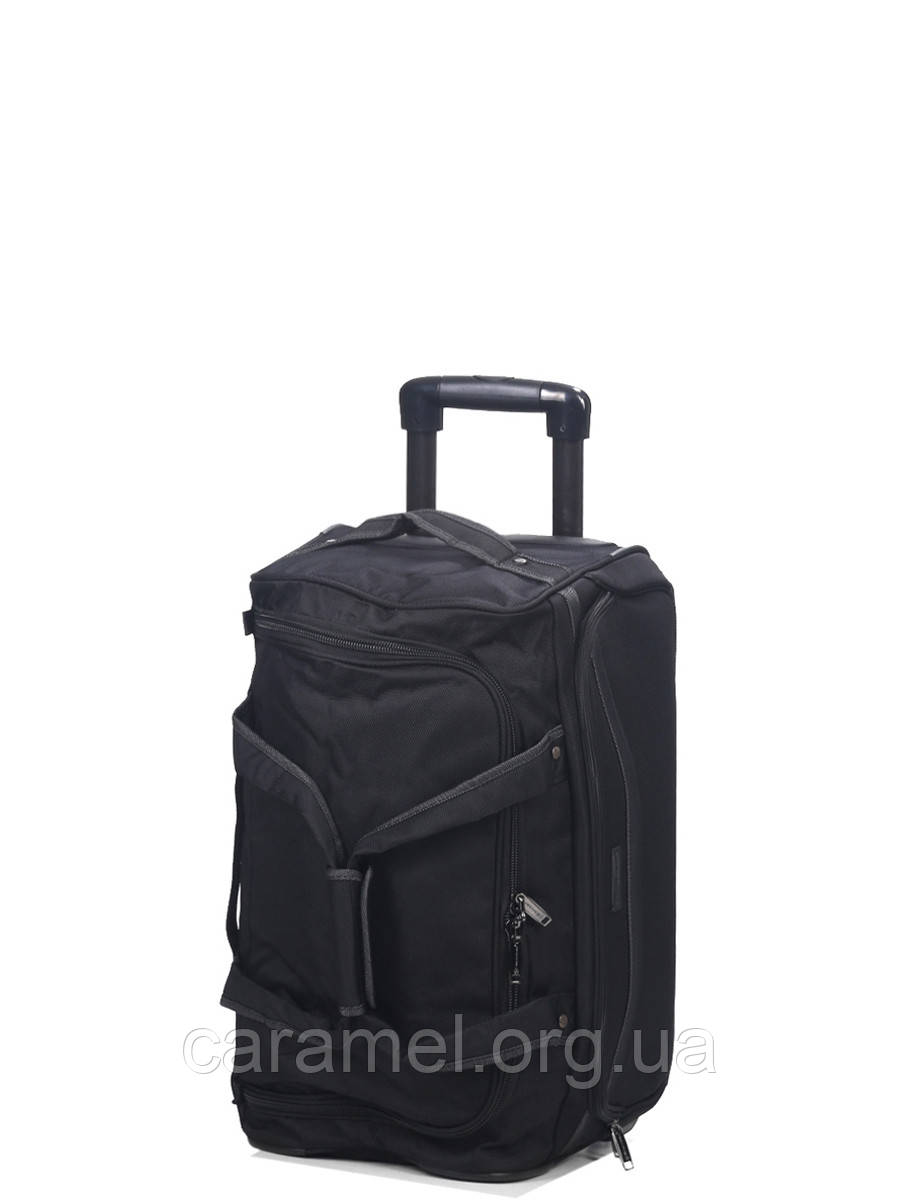 Сумка на колесах мала S чорна 55х30х28см/43л/2.3кг/Snowball 371-52