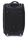 Сумка на колесах мала S чорна 55х30х28см/43л/2.3кг/Snowball 371-52, фото 4
