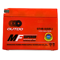 Акумулятор Outdo GT4B-5 GEL 12V2.3Ah/10HR гелевий вузький