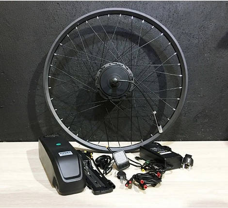 Електронабір E-Crosser задній 36V/500W під трищітку 26" шпицьований, АК li-ion 13A (Pass система), фото 1