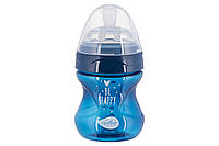 Дитяча пляшечка Nuvita 6012 Mimic Cool 150мл 0+ Антиколікова темно-синя