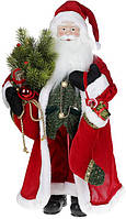 Новогодняя фигурка Санта с носком 60см (мягкая игрушка), красный Bona DP73700