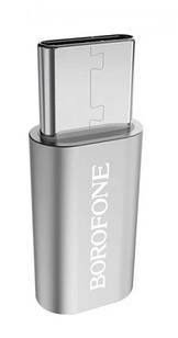 Адаптер BOROFONE BV2 OTG Micro-USB to Type-C