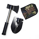 Мала лопата туристична зі знімною ручкою з нейлоновим чохлом Martinez Albainox (33043), фото 3