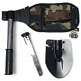 Мала лопата туристична зі знімною ручкою з нейлоновим чохлом Martinez Albainox (33043), фото 2