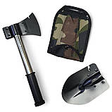 Мала лопата туристична зі знімною ручкою з нейлоновим чохлом Martinez Albainox (33043), фото 5