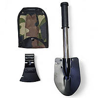 Мала лопата туристична зі знімною ручкою з нейлоновим чохлом Martinez Albainox (33043)