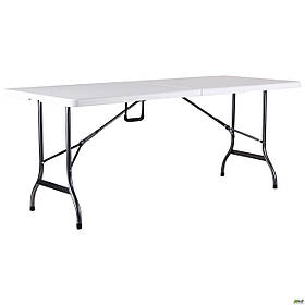 Стіл складаний Крайслер білий пластик